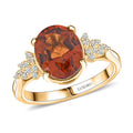Luxoro 10K Yellow Gold AAA Hessonite Garnet, Diamond (G-H, I2) Ring (Size 10.0) 3.45 ctw - Sticky add to cart bar