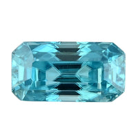 AAAA Cambodian Blue Zircon (Oct Free Size) 3.00 ctw