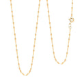 Italian 1.5mm Speechio Chain Necklace in 10K Yellow Gold 0.90 Grams 20 Inches - Sticky add to cart bar