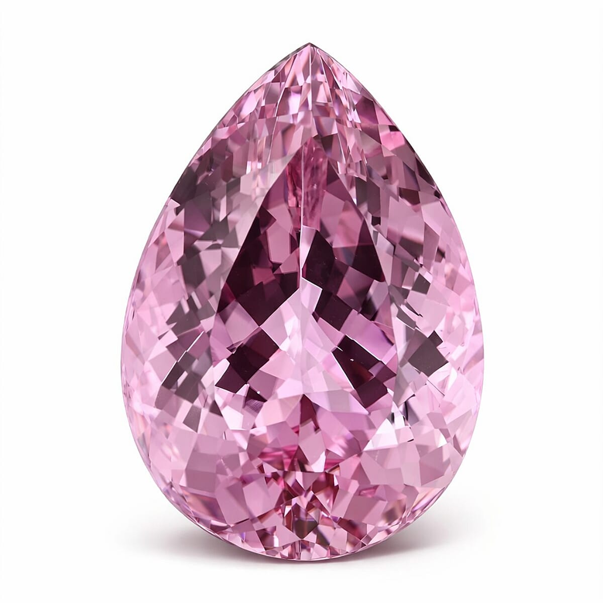 Certified & Appraised AAAA Patroke Kunzite (Pear Free Size) 51.21 ctw
