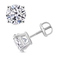 Luxuriant Lab Grown Diamond G-H VS 2.50 ctw Earrings in 14K White Gold