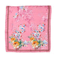 Pink Flower Silk Felling Kaftan - One Size Fits Most - Sticky add to cart bar