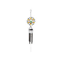 Sun, Moon and Star LED Solar Light Epoxy Wind Chime