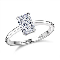 950 Platinum Luxuriant Lab Grown Diamond (E-F, VS) Solitaire Ring (Size 7.0) 1.00 ctw