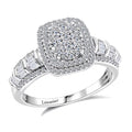 Luxuriant Lab Grown Diamond G SI 1.00 ctw Ring in Sterling Silver (Size 10.0) - Sticky add to cart bar