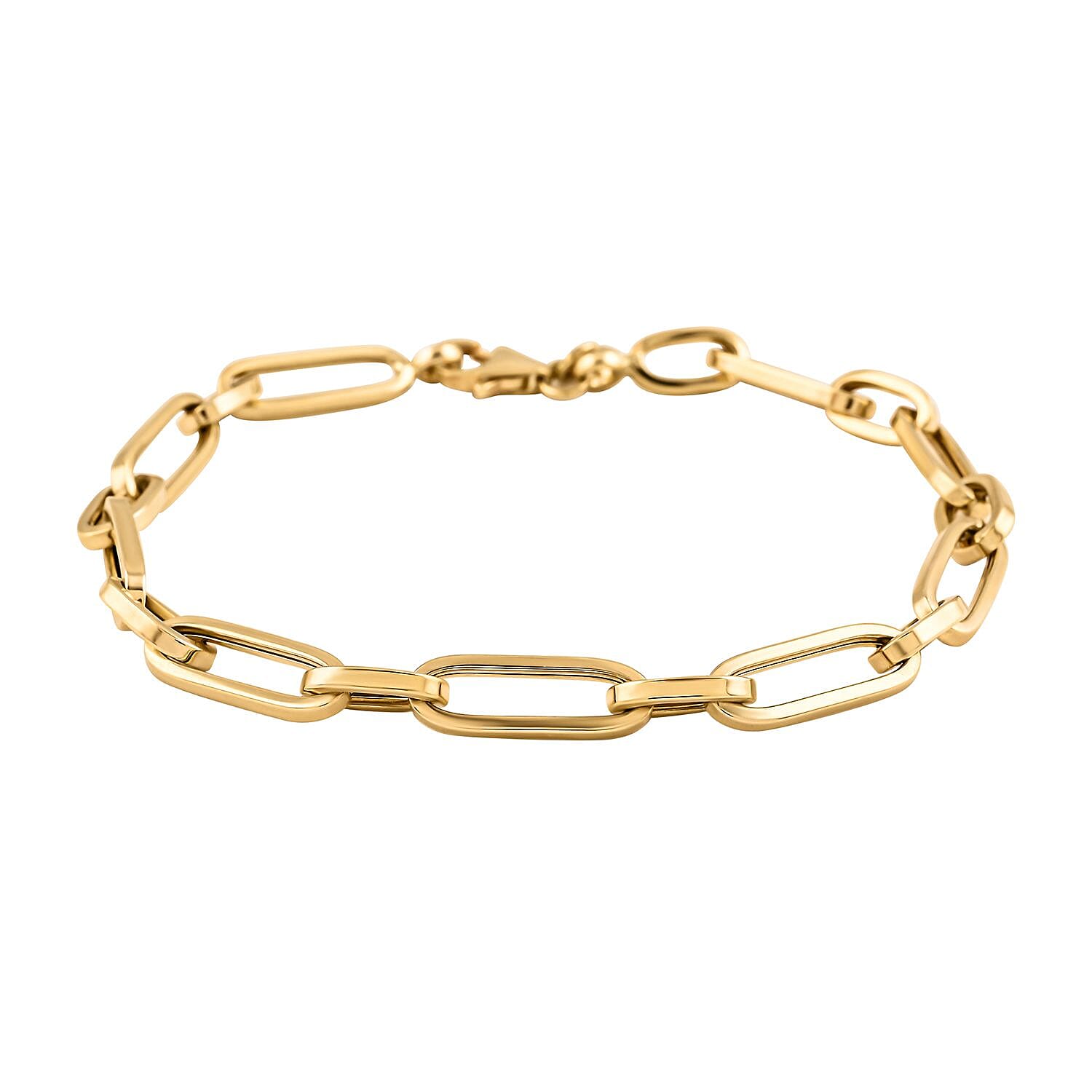 5mm Paper Clip Bracelet in 14K Yellow Gold (7.50 In) 3.65 Grams