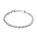 Italian La Bella Spiga Chain Bracelet in Sterling Silver (8.00 In) 7.90 Grams - Sticky add to cart bar