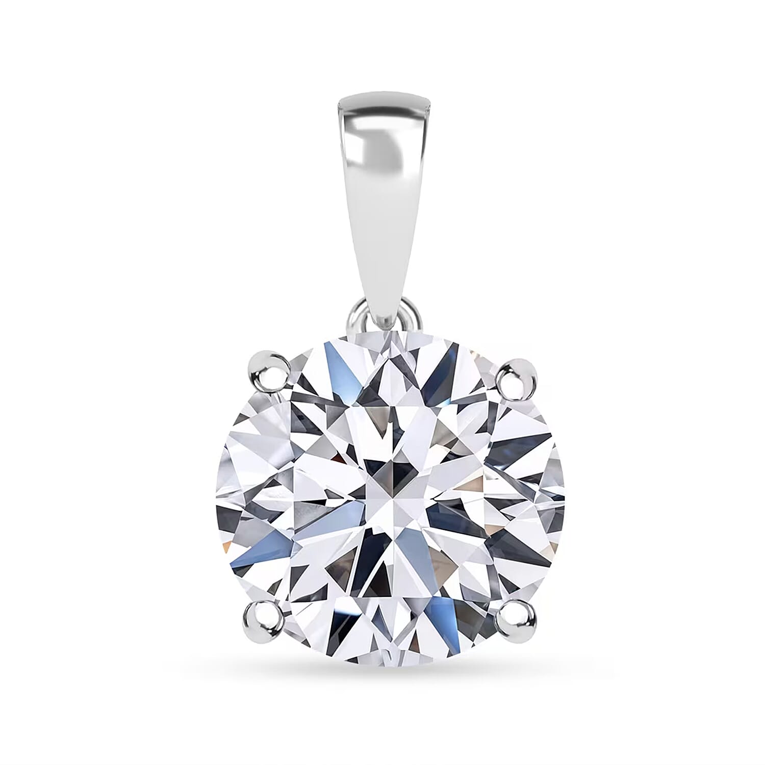 IGI Certified Lab Grown Diamond G VS2 5.00 ctw Pendant without Chain in 950 Platinum