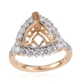 Luxoro Diamond (I2) 1.34 ctw Mounting Ring in 14K Yellow Gold (Size 7.0) 5.10 Grams - Sticky add to cart bar