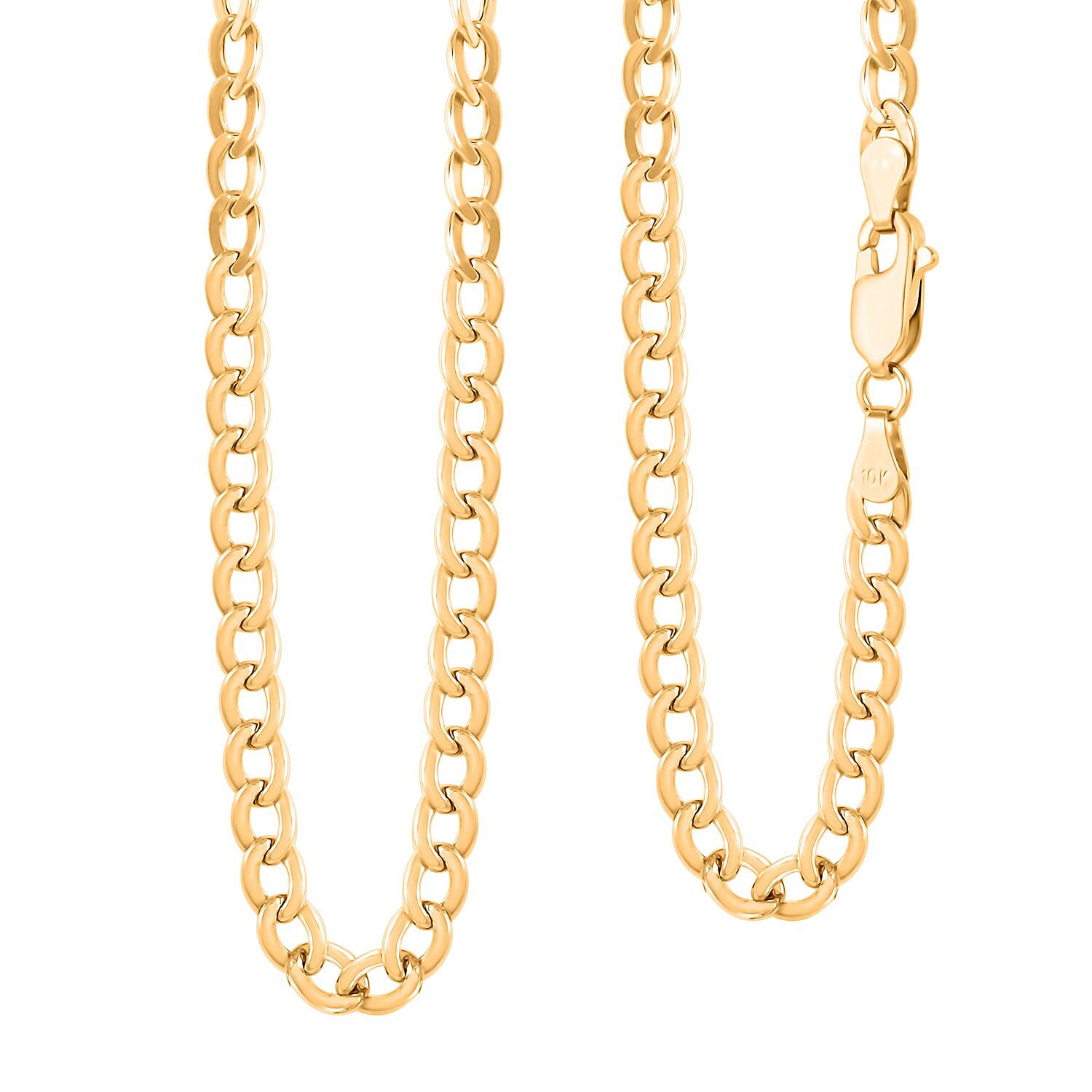 10K Yellow Gold 4.5mm Necklace 18 Inches 6.2 Grams