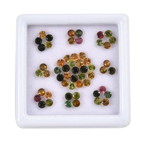 Multi-Tourmaline (Rnd 2.75 mm) 5.00 ctw