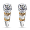 Moissanite & Yellow Sapphire
