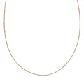 Cable Chain Necklace in 10K Yellow Gold 18 Inches - Sticky add to cart bar