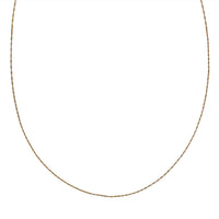 Cable Chain Necklace in 10K Yellow Gold 18 Inches