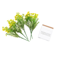5pcs Set Flower with Paper Bag-different Wording on Bag