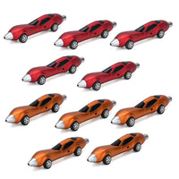 Set of 10, Black and Silver Car Shape Ballpoint Pen