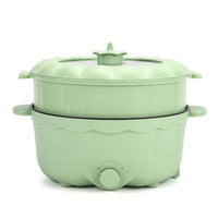 Green 3.7L Multifunctional Double Layer Rice Cooker