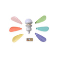 Multi Color 6 Leaf Bulb LED Fan Light with Remote - Sticky add to cart bar