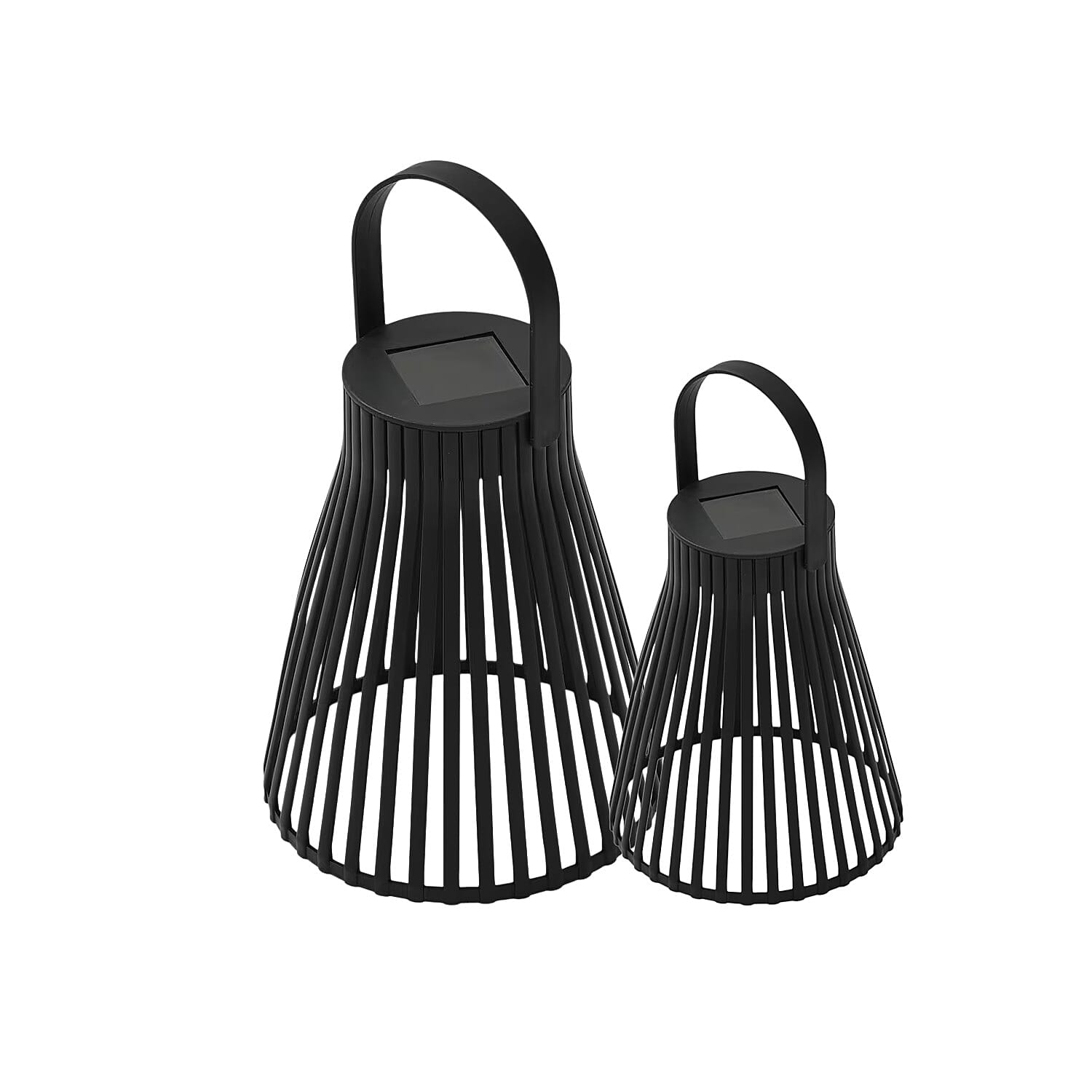 2 Piece Set - Black Solar LED Light (200mAh)