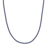 Simulated Diamond Necklace in Rhodium Over Sterling Silver 20 Inches