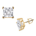 Luxuriant Lab Grown Diamond VS2-G 7.00 ctw Earrings in 14K Yellow Gold - Sticky add to cart bar