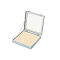 Turquoise Blue Square Velvet Ring Box with Clear Glass Window - Sticky add to cart bar