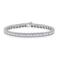 Luxuriant Lab Grown Diamond SI 5.00 ctw Bracelet in 10K White Gold (7.00 In) 11.60 Grams - Sticky add to cart bar