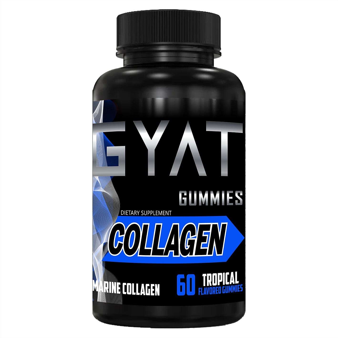 Gyat Marine Collagen Dietary Supplement (60 Gummies)- Tropical