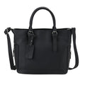 Closeout Deal Black Genuine Leather Crossbody Bag (9.84"x5.12"x8.66') with Adjustable Shoulder Strap - Sticky add to cart bar