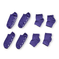 Set of 4 Purple Sleeping Ankle and Gel Heel Moisturizing Socks - Sticky add to cart bar
