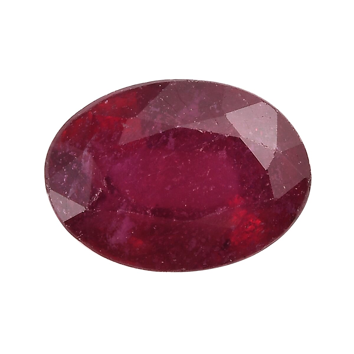 Niassa Ruby (FF) (Ovl 7x5mm) 1.12 ctw Loose Gemstone