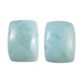 Premium Larimar Set of 2 (Cush 8x6mm) 3.01 ctw Loose Gemstone - Sticky add to cart bar