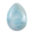 Premium Larimar (Pear 8x6mm) 1.33 ctw Loose Gemstone - Sticky add to cart bar