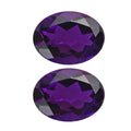 AAA Mashamba Amethyst Set of 2 (Ovl 8x6mm) 2.19 ctw Loose Gemstone - Sticky add to cart bar