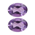 Mashamba Amethyst Set of 2 (Ovl 7x5mm) 1.26 ctw Loose Gemstone - Sticky add to cart bar