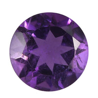 Premium Mashamba Amethyst (Rnd 7mm) 1.06 ctw Loose Gemstone