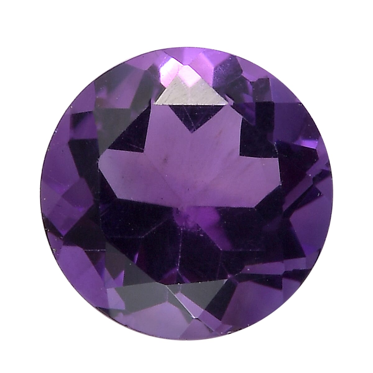 AAA Mashamba Amethyst (Rnd 7mm) 1.05 ctw Loose Gemstone
