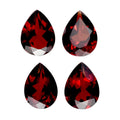 Mozambique Garnet Set of 4 (Pear 8x6mm) 4.64 ctw Loose Gemstone - Sticky add to cart bar