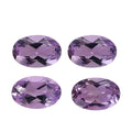 Rose De France Amethyst Set of 4 (Ovl 6x4mm) 1.54 ctw Loose Gemstone - Sticky add to cart bar