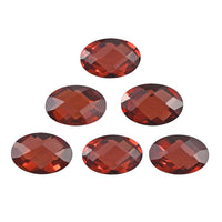 Mozambique Garnet Set of 6 (Ovl 6x4mm) 3.53 ctw Loose Gemstone