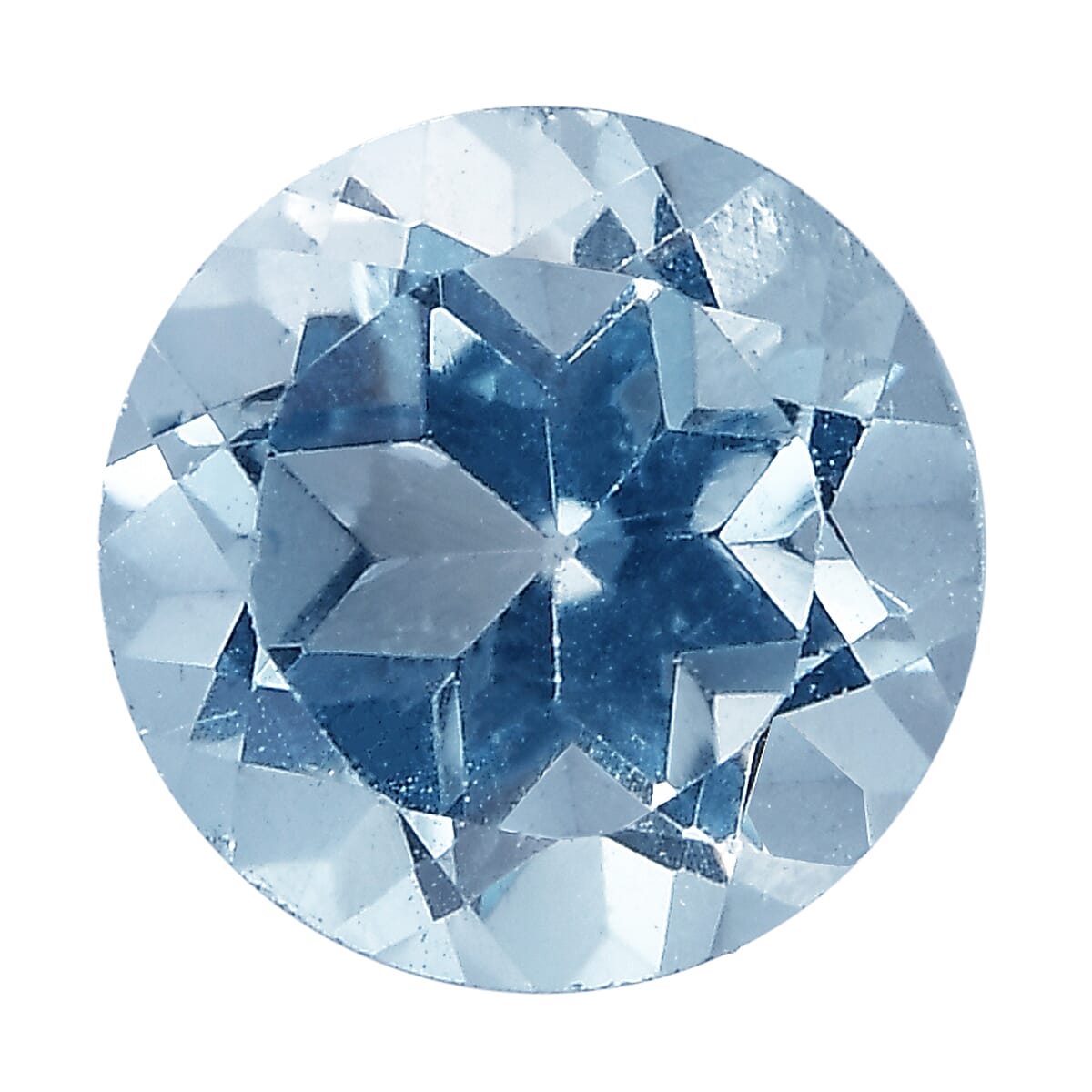 Premium Sky Blue Topaz (Rnd 7mm) 1.25 ctw Loose Gemstone