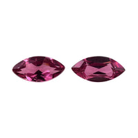 Tanzanian Wine Garnet Set of 2 (Mrq 7x3.5mm) 0.89 ctw Loose Gemstone