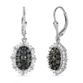 TLV Narsipatnam Alexandrite, Moissanite Cushion Shape Earrings in Rhodium Over Sterling Silver 2.30 ctw - Sticky add to cart bar