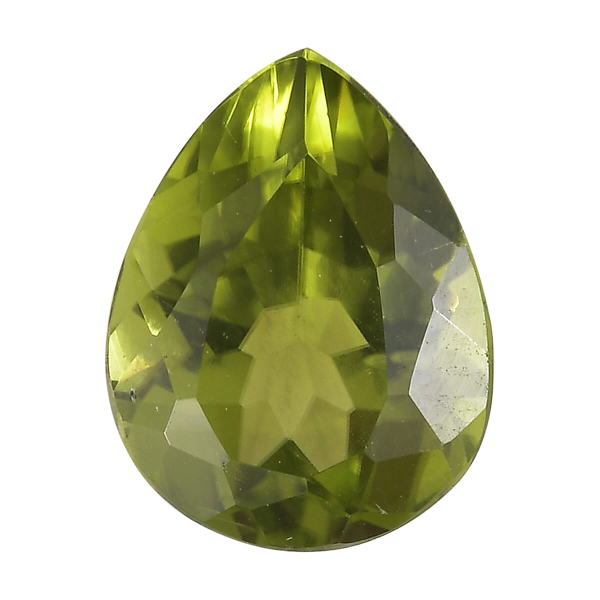 Premium Peridot (Pear 9x7mm) 1.45 ctw Loose Gemstone