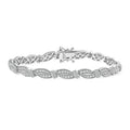 D'Joy Diamond Bracelet in Rhodium Over Sterling Silver (7.25 In) 2.00 ctw - Sticky add to cart bar