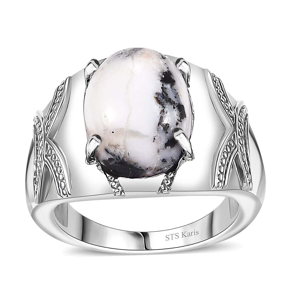 Karis White Buffalo 6.50 ctw Ring in Platimum Bond (Size 10.0)