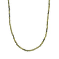 Connemara Marble Bamboo Beaded 90.00 ctw Necklace 18-20 Inches Stainless Steel - Sticky add to cart bar
