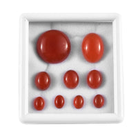 Red Agate Assorted Box (Mix Mix Size) 50.00 ctw