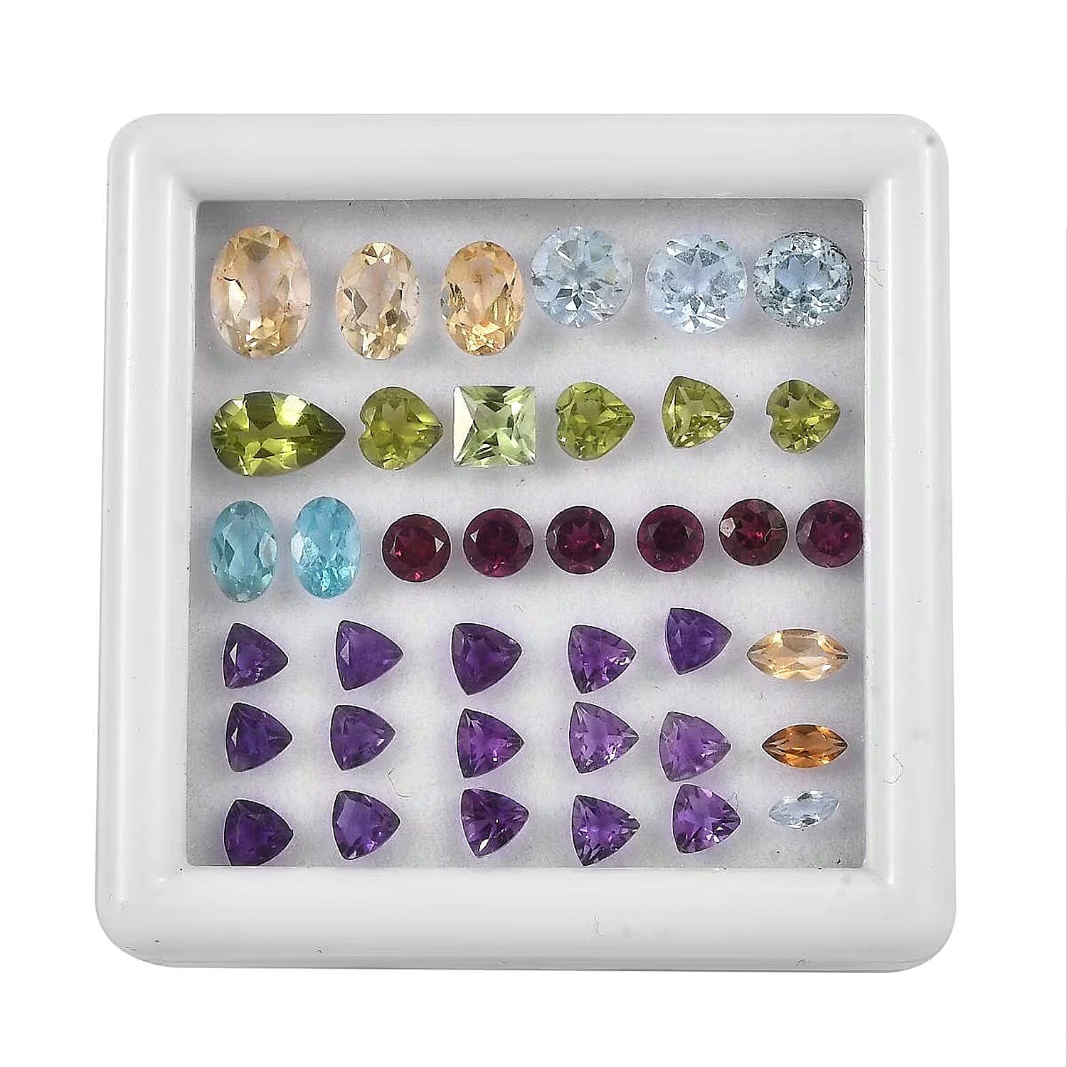 Multi Gemstone Assorted Box (Mix Mix mm) 15.00 ctw