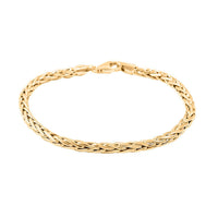 Italian 4mm Wheat Chain Bracelet in 10K Yellow Gold (7.50 In) (4.0 g)